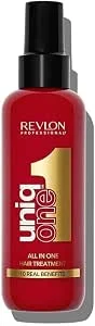 REVLON PROFESSIONAL UniqOne All in One Protetor térmico para cabelo, hidratação profunda do cabelo, tratamento em spray sem enxaguar, desembaraçador cabelo mulher, francês clássico 150 ml | REVLON | Profissional UNIQONE | Cabelo