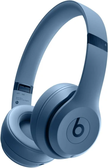 Beats Solo 4, com até 50 Horas de bateria, Azul Ardósia