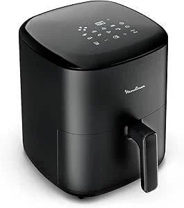 Moulinex Easy Fry Max 5L – Fritadeira a ar para cozinhar em pouco tempo, economia de energia até 70%, painel de controlo intuitivo, 10 programas automáticos, para 6 pessoas, livro de receitas digital