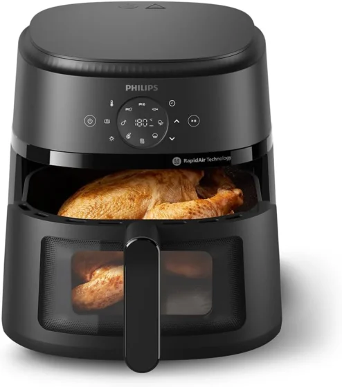 Philips Airfryer série 2000 6,2L, 1700W de potência, preto