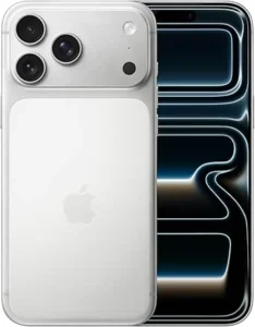 Apple iPhone 17 Pro MAX de 256 GB: Tela de 6,9 Polegadas com Promoção, Chip A19 Pro, a Maior Autonomia em um iPhone, Sistema de Câmeras Pro Fusion, Câmera Frontal Center Stage; Prata