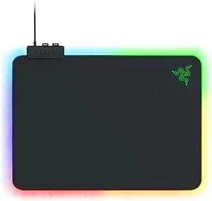 Razer Firefly V2 – Tapete de rato para videojogos (microtexturizado, com iluminação RGB, compatível com Razer Chroma)