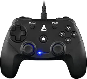 The G-Lab K-Pad Thorium Comando Gaming PC & PS3 com USB – vibração incorporada – Joystick para PC com Windows 10-11, PS3, Android (USB) | Con Cable USB, Vibración Incorporada, Ergonómico, Compatible PC Windows 10/11, PS3 y Android