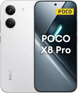 Poco X8 Pro, 8 GB RAM, 256 GB de armazenamento, branco