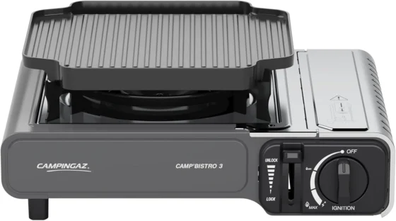 Campingaz Camp Bistro 3 Combo Fogão e Grelhador, 2200 watts