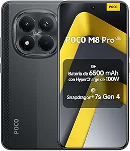 XIAOMI POCO M8 Pro 5G Smartphone de 12 + 512 GB preto ecrã de 6,83″ 1,5 K