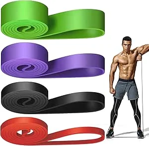 WuGU Banda Elástica de Musculação, Níveis de Resistência em Bandas Elásticas de Musculação, Bandas de Fitness Gomas Elásticas para Desporto, Pilates, Yoga