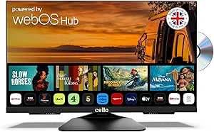 Cello C2425WSF Trav 24″ Smart/DVD Camping Travel TV