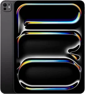 Apple iPad Pro de 13 polegadas (M5): Ecrã Ultra Retina XDR, câmara frontal de 12 Mpx em horizontal e câmara traseira de 12 Mpx, Wi-Fi e redes 5G, 256 GB, autonomia para um dia inteiro — Preto Espacial