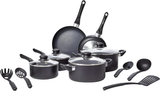 Amazon Basics Conjunto de utensílios de cozinha, 15 peças