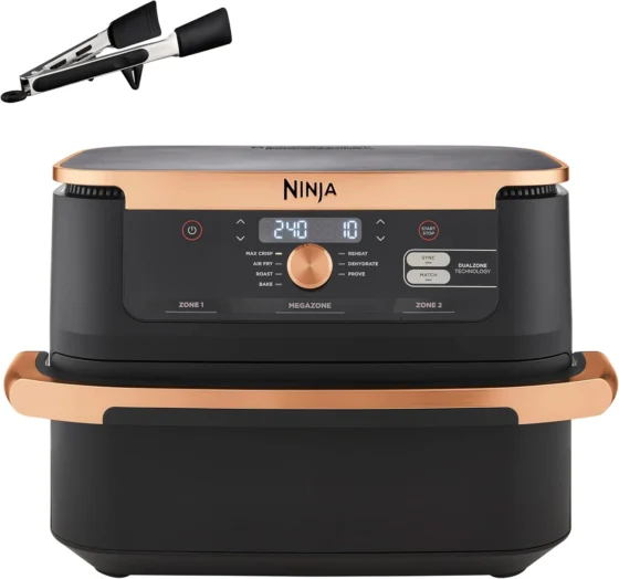 Ninja Foodi FlexDrawer Fritadeira de Ar Dual Zone, 10,4L