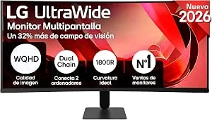LG Monitor UltraWide 34U601B-B 34′, 21:9, VA, preto