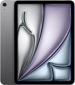 Apple iPad Air de 11 polegadas (M4): Ecrã líquido com ecrã Retina, 128 GB, câmaras frontal/traseira de 12 Mpx, WiXLKNBCFi 7 com chip N1 da Apple, Touch ID – cinzento espacial