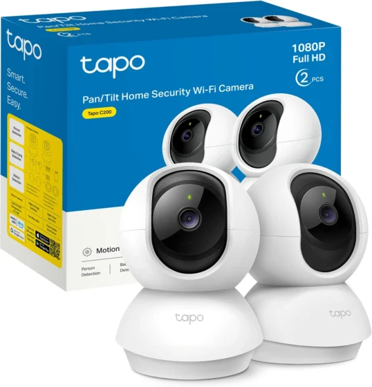 Tapo C200P2 Câmara de vigilância WiFi interior de 360º