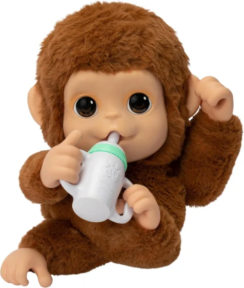 Little Live Pets My Baby Monkey Mono Mango com mais de 50