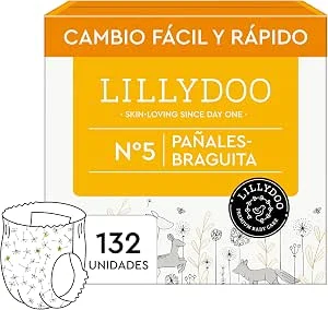 Fraldas de cueca LILLYDOO, tamanho 5 (11 kg), 132 unidades.
