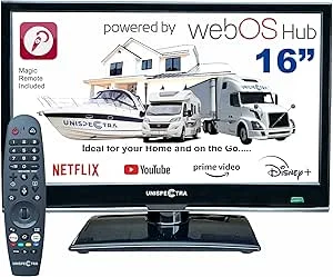 Unispectra ® 16″ Smart TV 12 V Full HD 230 V 24 V TDT e