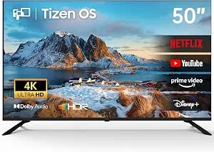 FPD Smart TV 50 polegadas (127 cm), 4K Tizen TV compatível com Samsung TV Plus, Airplay & Miracast, HDR 10, Dolby Audio, Gaming Hub, HDMI 2.1, UHD televisão (AT50, 2026)