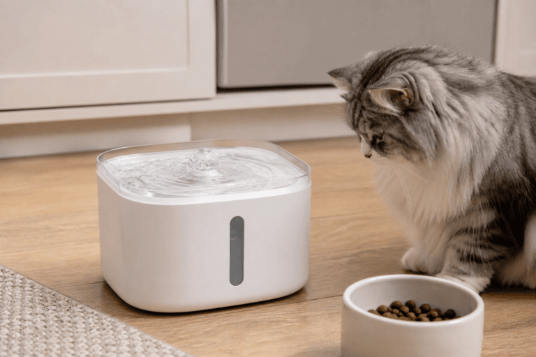 Fonte de água inox 2,2 L para gatos: review GIOTOHUN