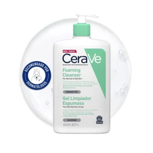 CeraVe, gel de limpeza espumoso para pele normal a oleosa
