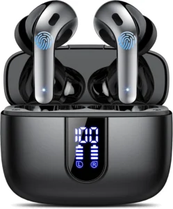 IKT Auriculares sem fios Bluetooth, 50H com Graves