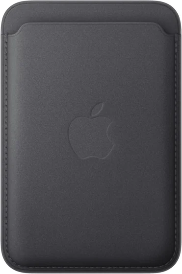 Apple Carteira trançada fina com MagSafe para iPhone, preto