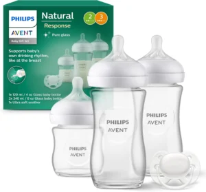 PHILIPS Avent Set de de biberão de vidro para