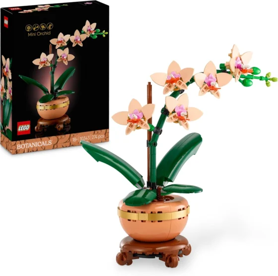 LEGO Botanicals Miniorquídea, Modelo para Adultos, Mulheres