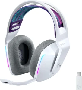 Logitech G 733 Lightspeed Auriculares com microfone sem fios
