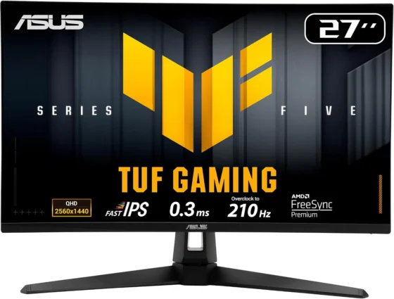 ASUS TUF Gaming VG27AQ5A, Monitor de 27 Polegadas, QHD