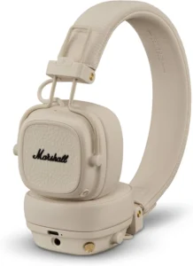 Marshall Major V Auriculares sem fios Bluetooth, creme