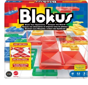 Mattel Games, Jogo de Mesa Blokus, Fácil de Aprender