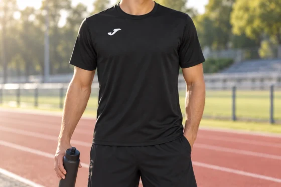 T-shirt desportiva Joma review: Combi preta tamanho L