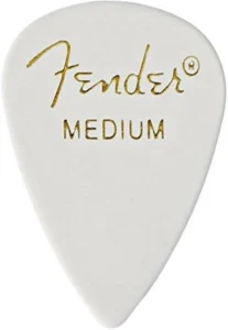 Fender 351, palhetas de guitarra de celuloide, médio