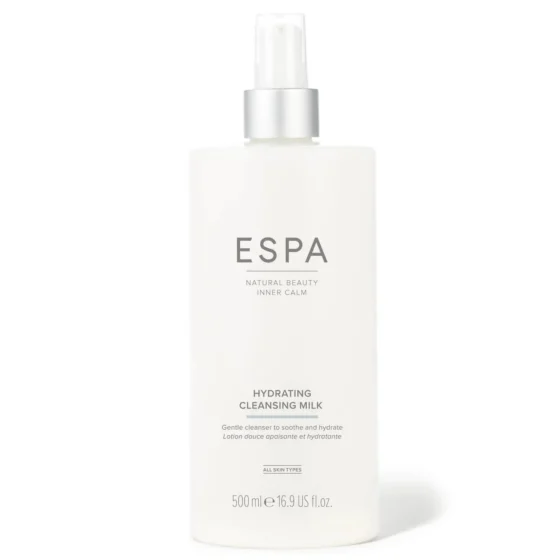 ESPA, leite de limpeza hidratante Supersize de 500 ml