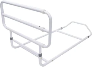 NRS Healthcare P42434, corrimão de cama dobrável, branco