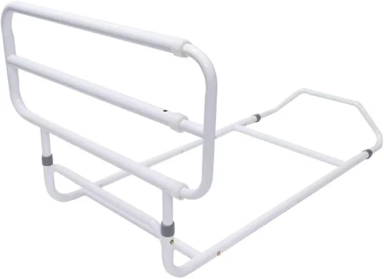 NRS Healthcare P42434, corrimão de cama dobrável, branco