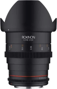 Rokinon DSX, lente cinema 24 mm T1,5 para MFT
