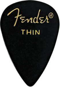 Fender 351, palhetas de guitarra finas, pack de 144