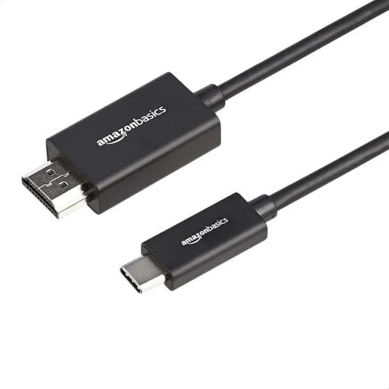 Amazon Basics, cabo adaptador USB-C para HDMI, 4K a 60 Hz
