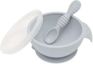Bumkins, conjunto de alimentação com colher e tampa