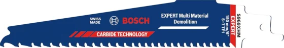 Bosch EXPERT S969XHM, 10 lâminas para serra sabre de 150 mm