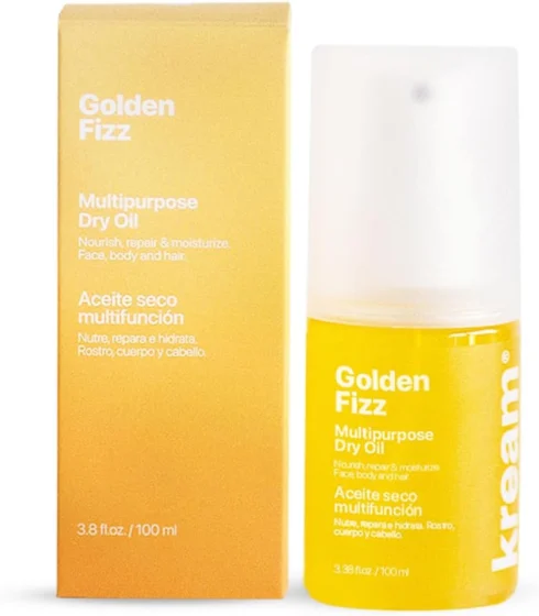 Kream Golden Fizz, óleo seco multifuncional de 100 ml