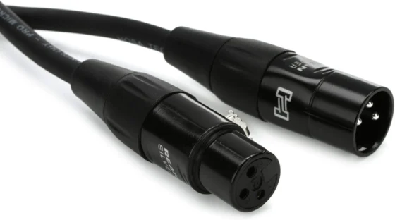Hosa HMIC-003, cabo de microfone XLR, 3 pés