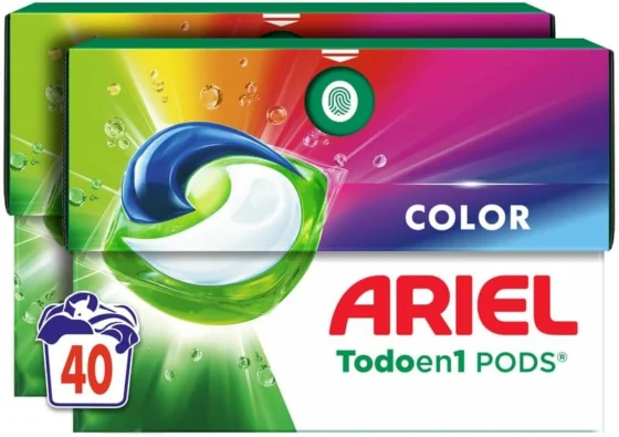 Ariel Pods Tudo em 1 Detergente Líquido para Máquina, Limpeza Profunda