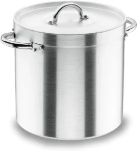 Lacor, panela reta com tampa de chef em alumínio de 24 cm