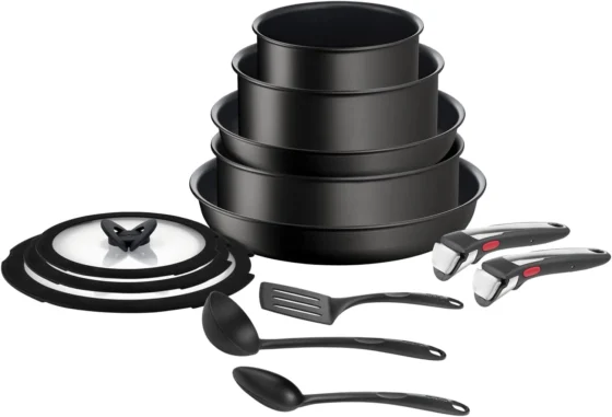 Tefal Ingenio Unlimited On, conjunto de 5 peças em alumínio