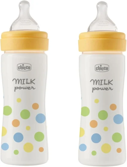 Chicco Perfect Easy, conjunto de 2 biberões de 250 ml