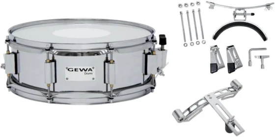 GEWA, tambor de marcha pequeno, 13 x 5