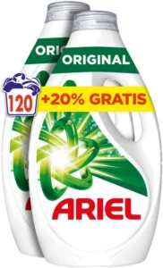 Ariel, detergente para máquina de lavar, 120 lavagens